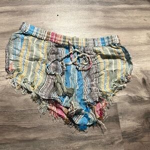 Elan Multicolor High Waist Women's Shorts